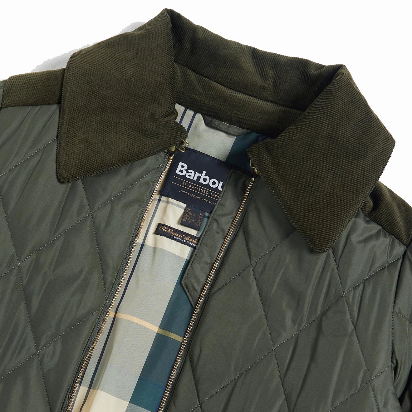 Barbour Womens Malton Quilt Olive / Ancient Grab Todays Deal MustHave Deals