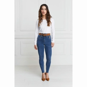 Limited Time Sale Holland Cooper Ladies Jodhpur Jeans - Denim