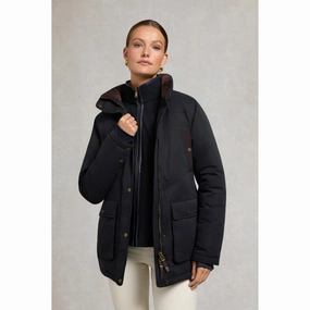 Holland Cooper Stamford 3 In 1 Ladies Waterproof Country Coat - Ink Navy Flash Sale Alert Now