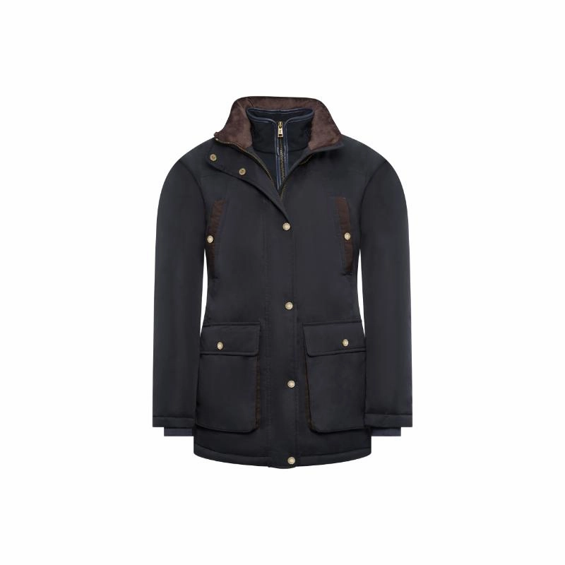 Holland Cooper Stamford 3 In 1 Ladies Waterproof Country Coat - Ink Navy Shop Hot Picks Best Deal Today