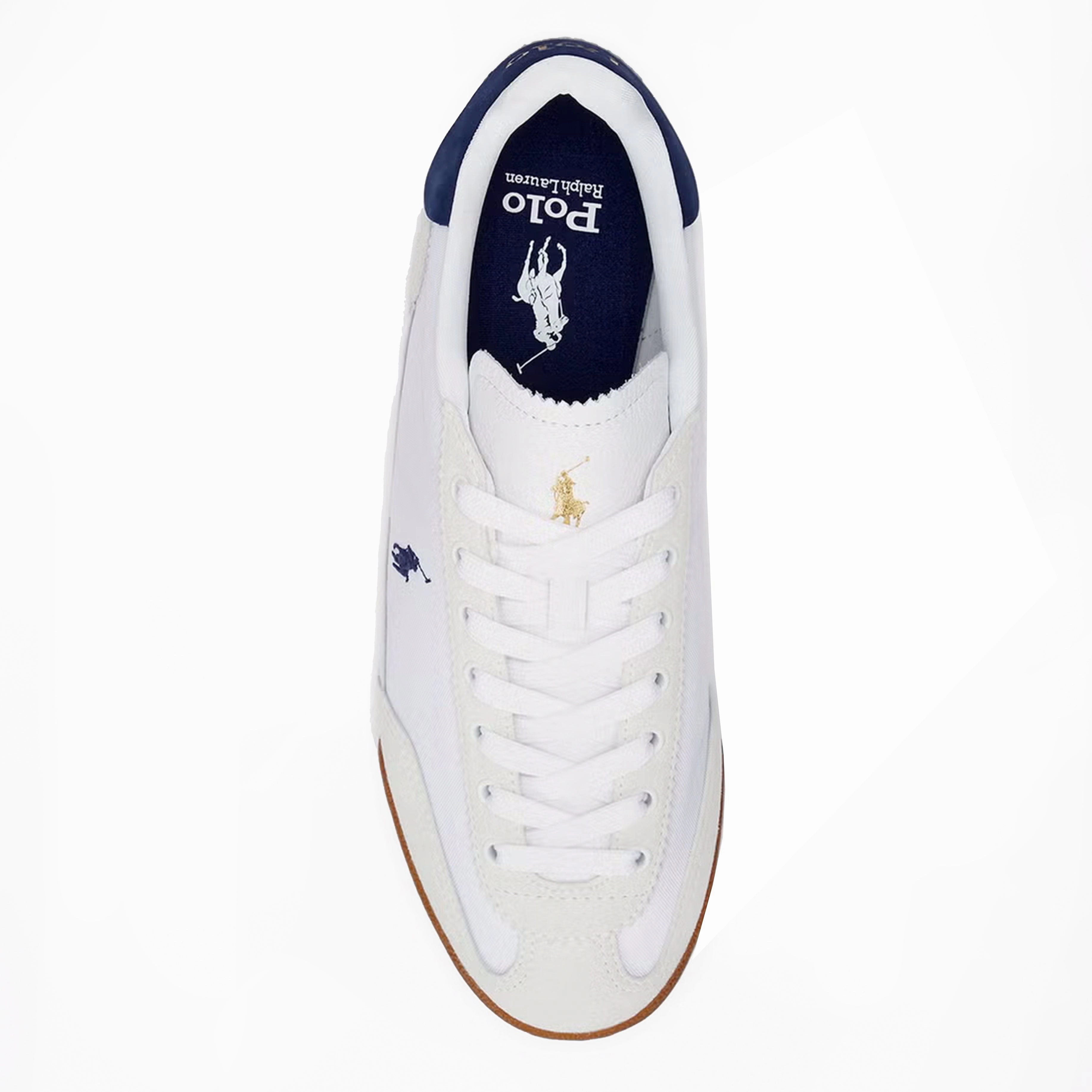 Polo Ralph Lauren Hesta Trainer White / Navy Special Online Offer Hot Offer Ending Soon