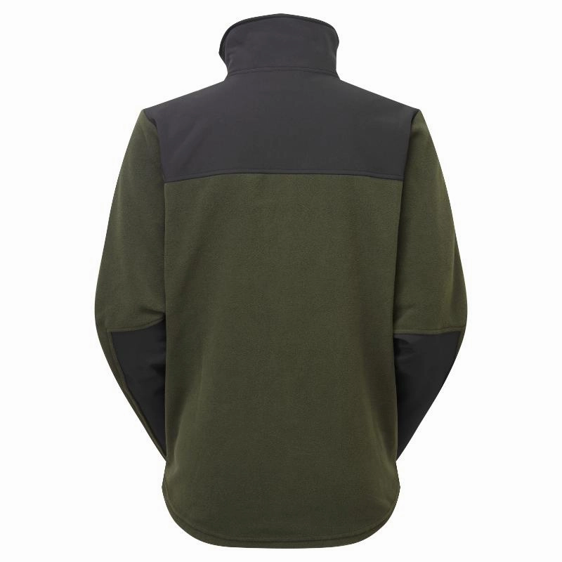 Shop Todays Picks Trending Offer Today Ridgeline Hybrid Mens Fleece Jacket - Black/Olive