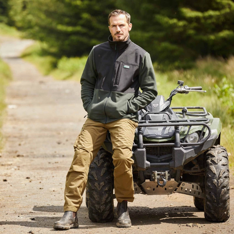 Best Deal Online Trending Deals Today Ridgeline Hybrid Mens Fleece Jacket - Black/Olive
