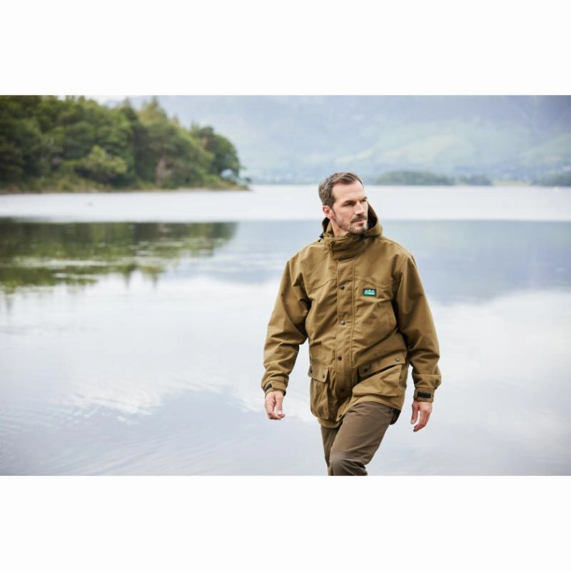 Ridgeline Torrent Mens Waterproof Jacket - Teak Special Savings Today