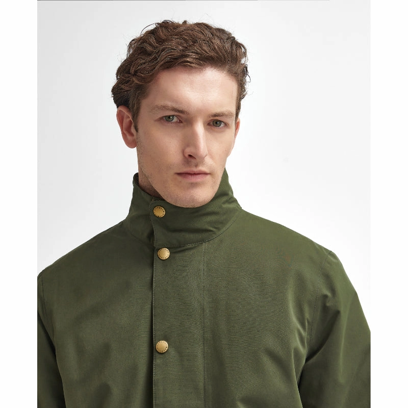 Barbour Winter Spoonbill Waterproof Mens Jacket - Olive Dont Miss This Deal Dont Miss This Steal