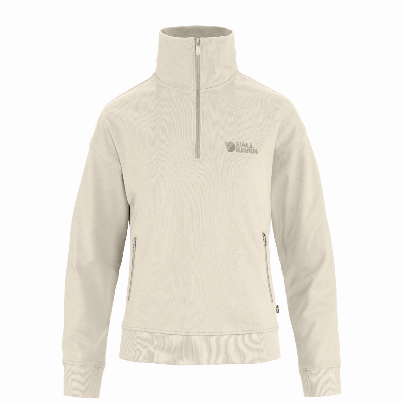 Mega Online Discount Hot Pick Sale Fjallraven Womens Vardag Half Zip Sweater Chalk White