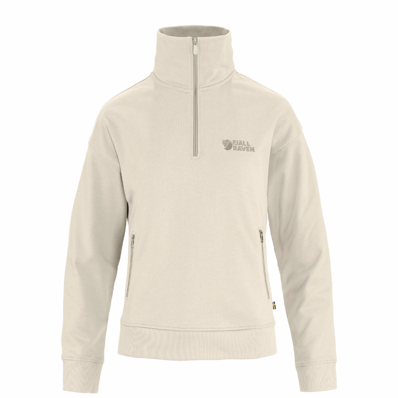 Clearance Sale Now Hot Pick Sale Fjallraven Womens Vardag Half Zip Sweater Chalk White