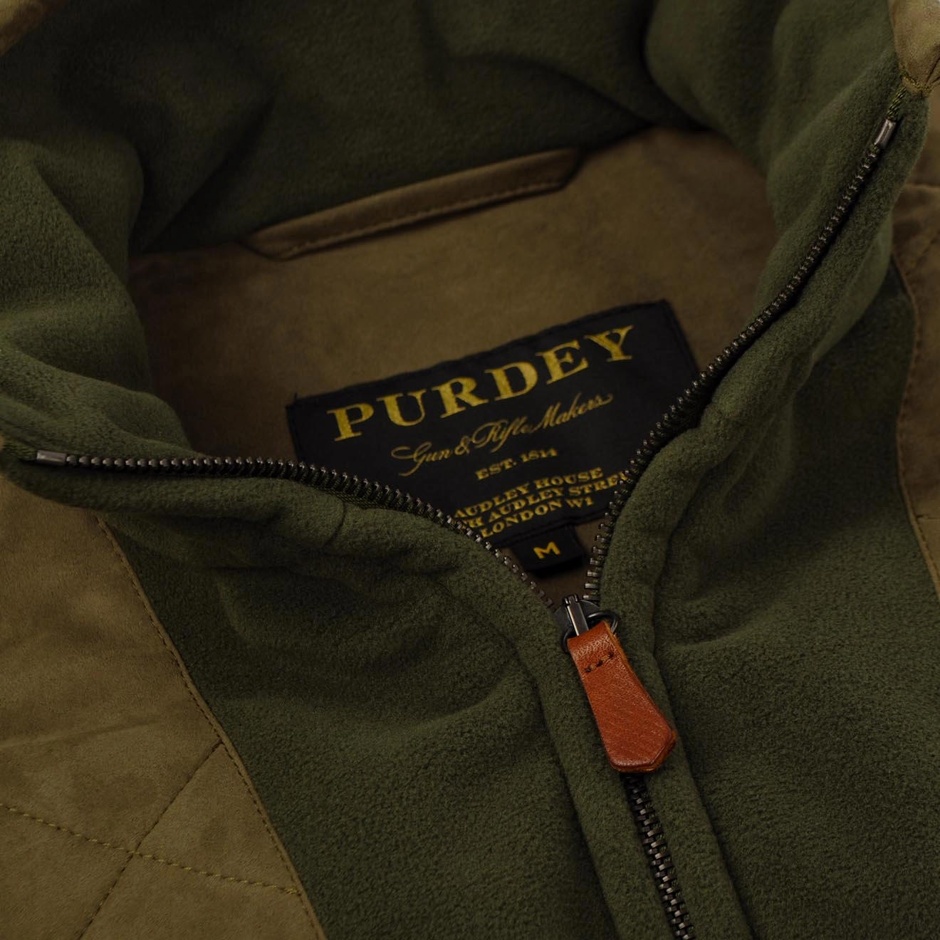 Today Only Discount Alert Best Deal Today James Purdey Shetland Shooting Fleece Jacket Khaki Green