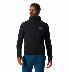 Mountain Hardwear Men'S Stratus Range Full Zip Hooded Jacket - Black - Small Dont Miss Out