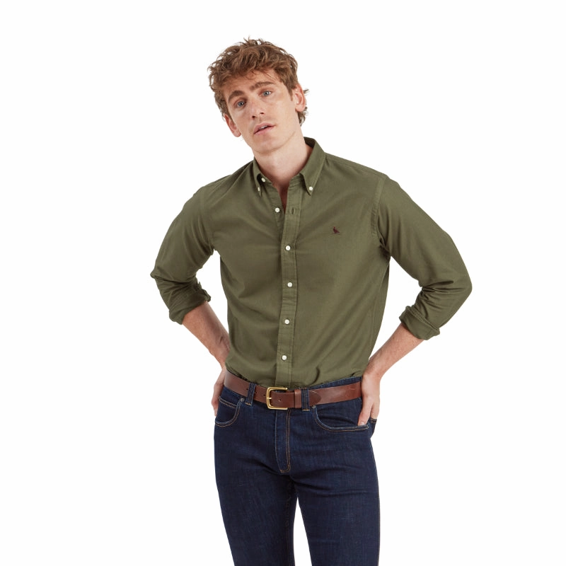 Schoffel Cavendish Oxford Mens Shirt - Woodland MustHave Deals