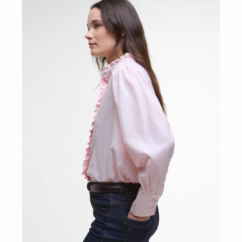 Trending Offer Today Barbour Embleton Ladies Shirt - Pink Blush