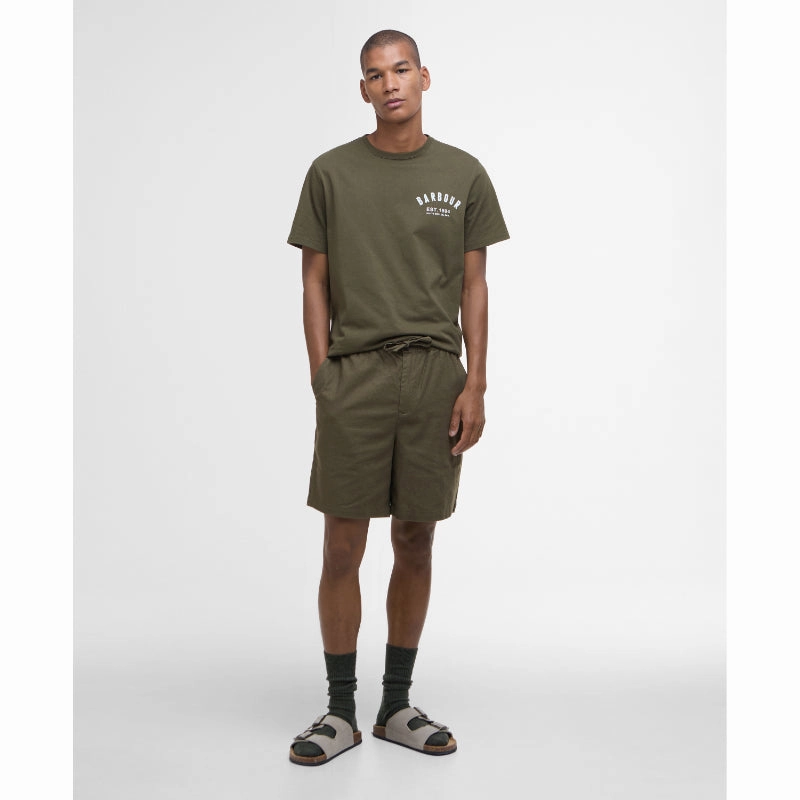 Save Big Today Instant Savings Deal Barbour Preppy Mens T-Shirt - Light Sage