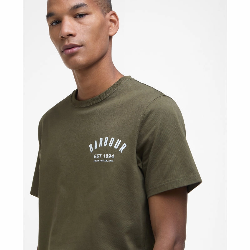 Online Exclusive Savings Dont Miss This Offer Barbour Preppy Mens T-Shirt - Light Sage