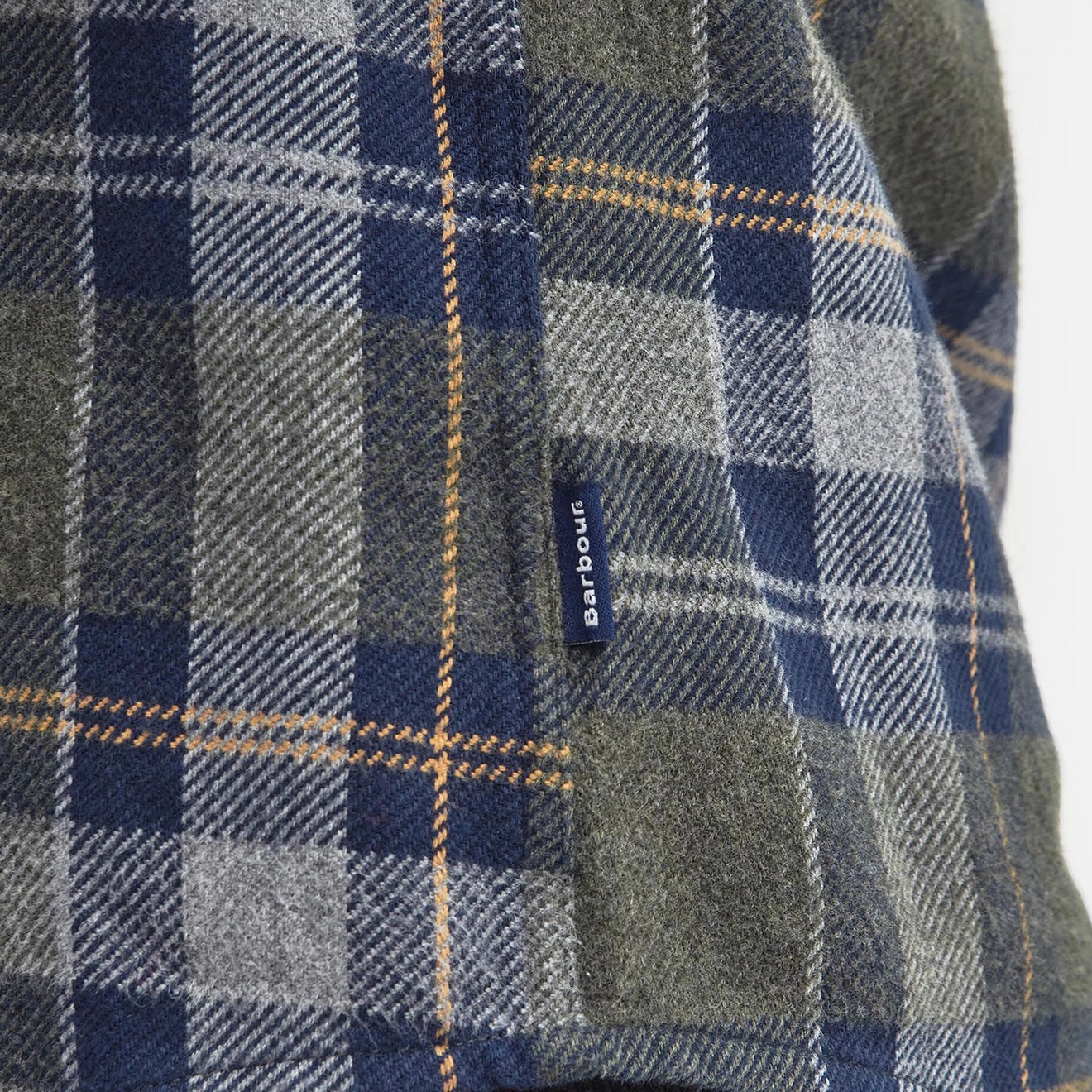 Big Sale Today Barbour Snowcap Tailored Checked Shirt Olive Marl