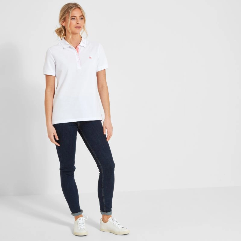 Online Exclusive Deal Schoffel St Ives Tailored Ladies Polo Shirt - White