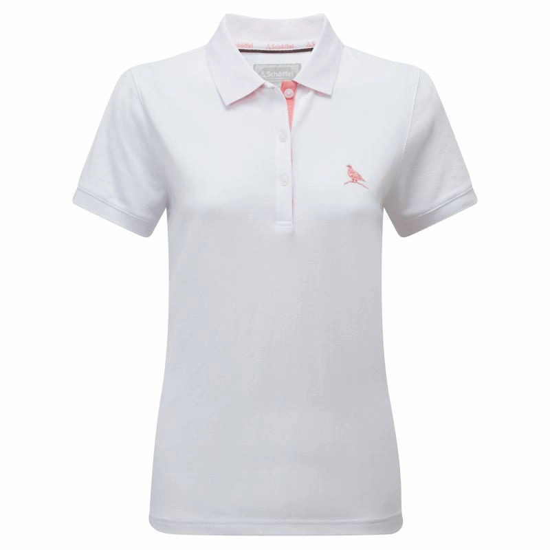 Clearance Blowout Best Deal Online Schoffel St Ives Tailored Ladies Polo Shirt - White