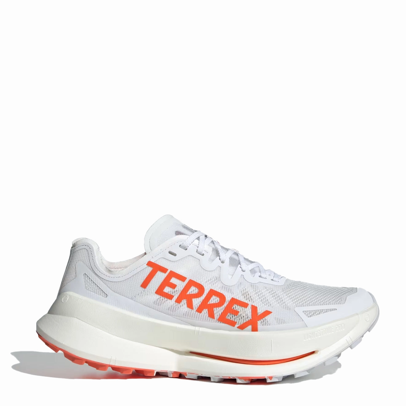 Special Savings Today MustHave Gift Ideas Adidas Terrex Agravic Speed Ultra Trail Running Shoes Ultra Cloud White / Impact Orange / Dash Grey