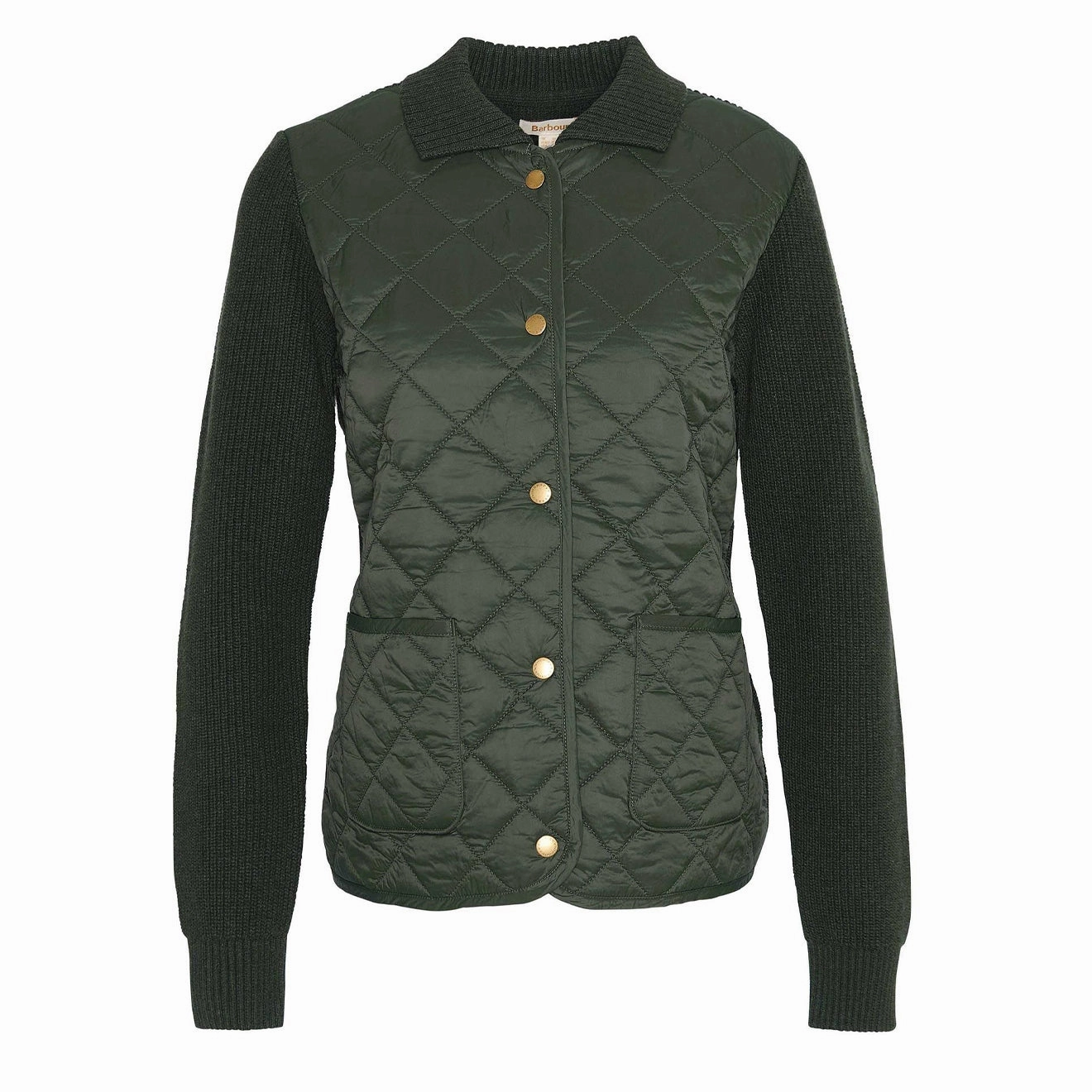 Weekend Sale Special Todays Special Picks Barbour Womens Moors Knitted Cardigan Olive