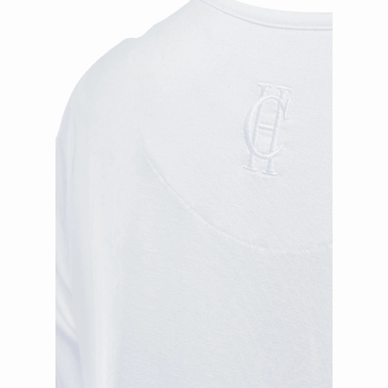 Holland Cooper Relaxed Fit Ladies Crew Neck T-Shirt - White Best Price Online