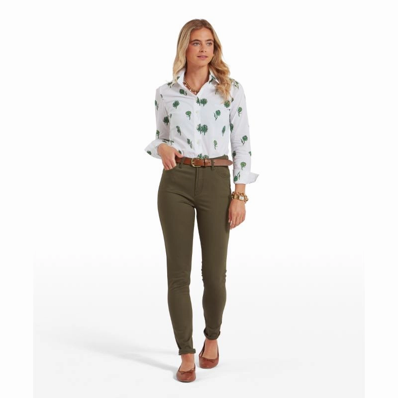 Hot Deals Today Schoffel Poppy Ladies Jean - Loden Green