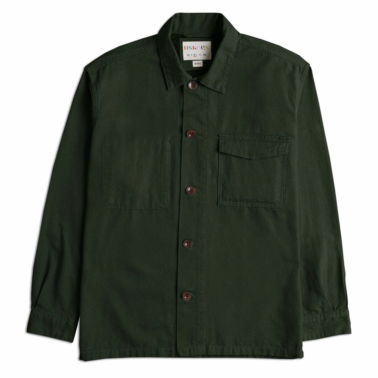 Clearance Savings Now Uskees 3003 Buttoned Work Shirt Vine Green