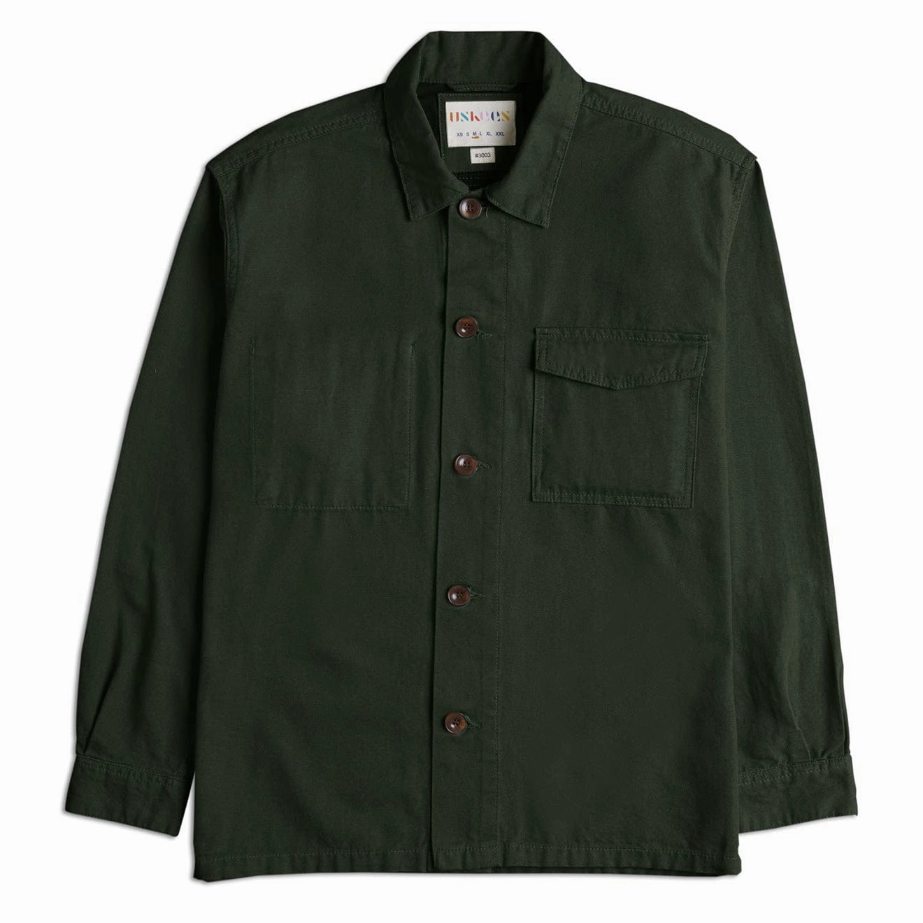 Uskees 3003 Buttoned Work Shirt Vine Green Special Steal Event