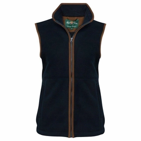 Trending Savings Now Alan Paine Aylsham Ladies Fleece Waistcoat - Dark Navy