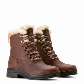 Ariat Harper Sherpa Ladies Waterproof Boot - Dark Brown Gift Ideas Galore
