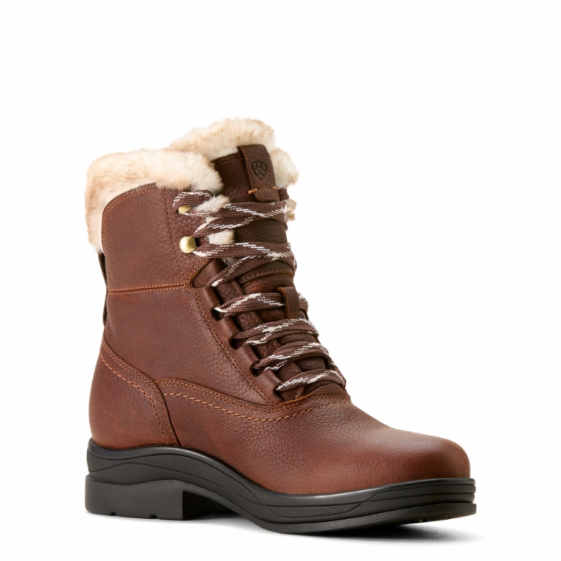 Today Only Hot Sale Big Savings Today Ariat Harper Sherpa Ladies Waterproof Boot - Dark Brown