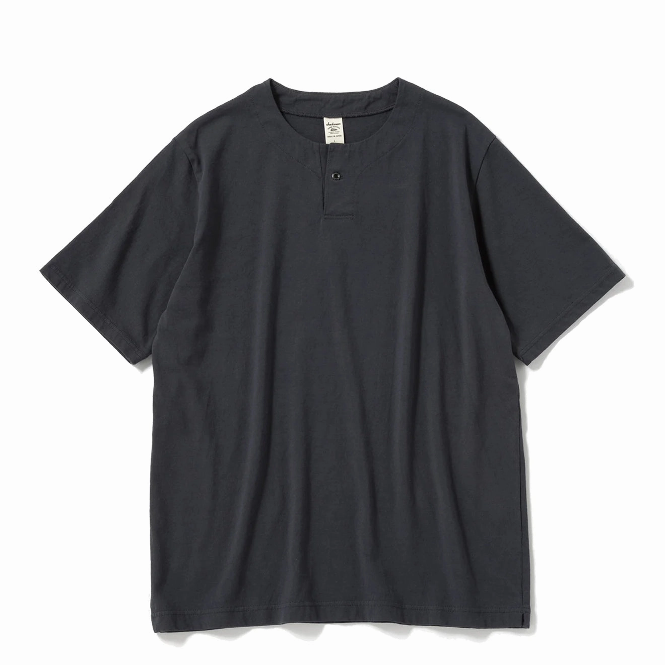 Jackman Henleyneck S/S T-Shirt Dark Blue Gray Shop Todays Picks