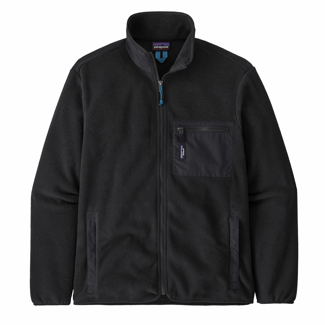 Patagonia Synchilla Fleece Jacket Black Clearance Sale Now