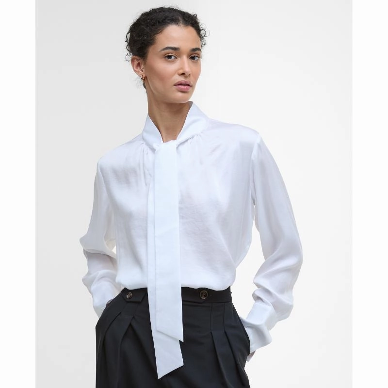 Online Exclusive Deal Barbour Anastasia Ladies Shirt - White