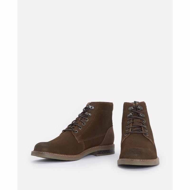 Barbour Deckham Mens Derby Boots - Khaki GiftWorthy Sale Grab It Now