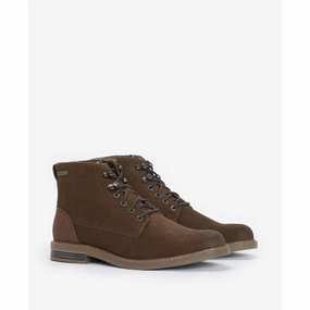Barbour Deckham Mens Derby Boots - Khaki Instant Hot Deal Price Drop Frenzy