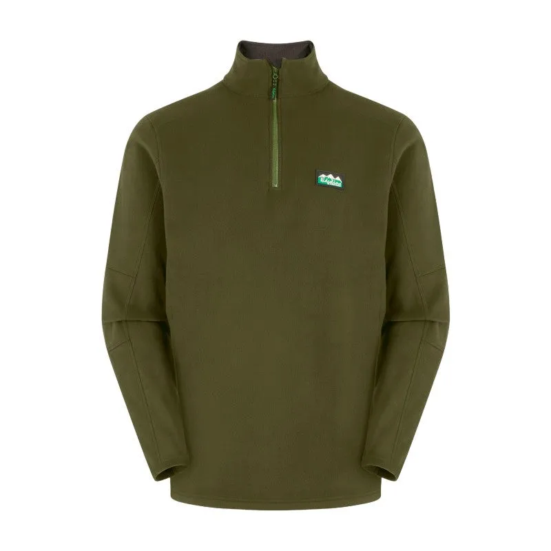 Ridgeline Narvik 1/4 Zip Mens Fleece Jumper - Ivy Green Flash Offer Today