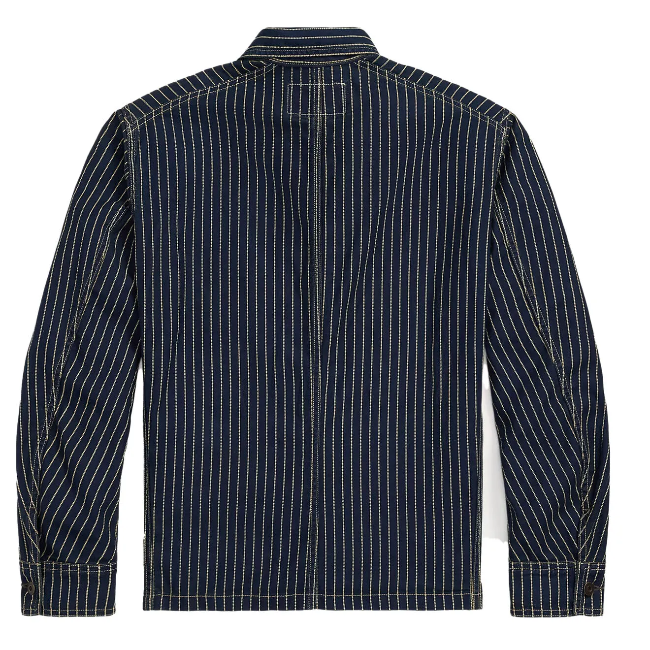 Big Sale Today Rrl By Ralph Lauren Indigo Dot-Stripe Twill Engineer Coat Indigo Rinse
