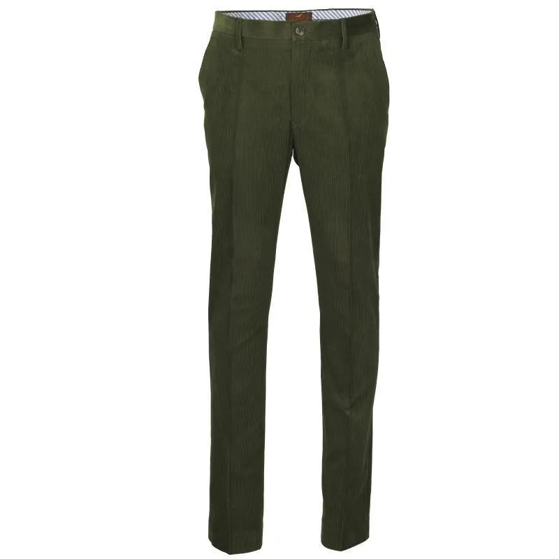 Grab It Fast Shop Now Save Laksen Kensington Mens Corduroy Trousers - Moss