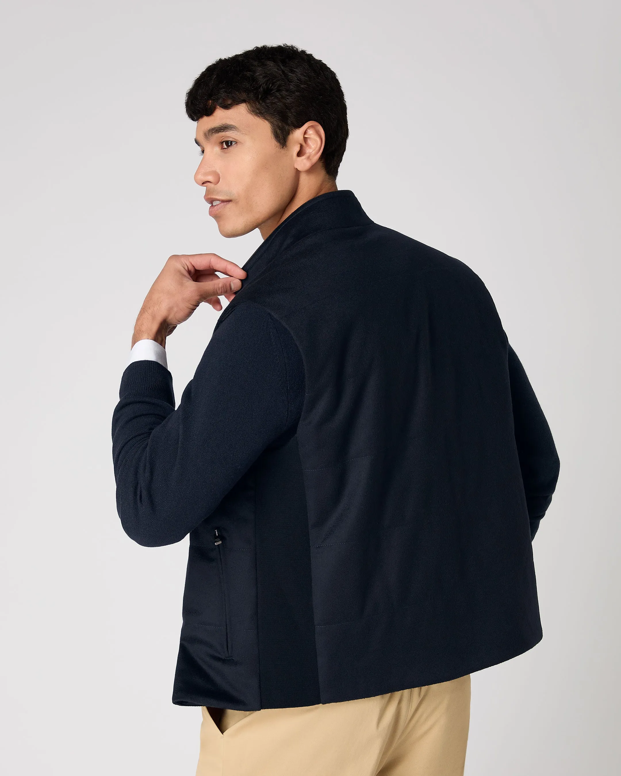Men'S Belgravia Cashmere Gilet Navy Blue Special Steal Event Shop Save Big