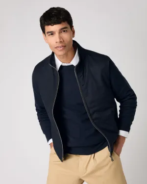 Men'S Belgravia Cashmere Gilet Navy Blue Trending Hot Deal