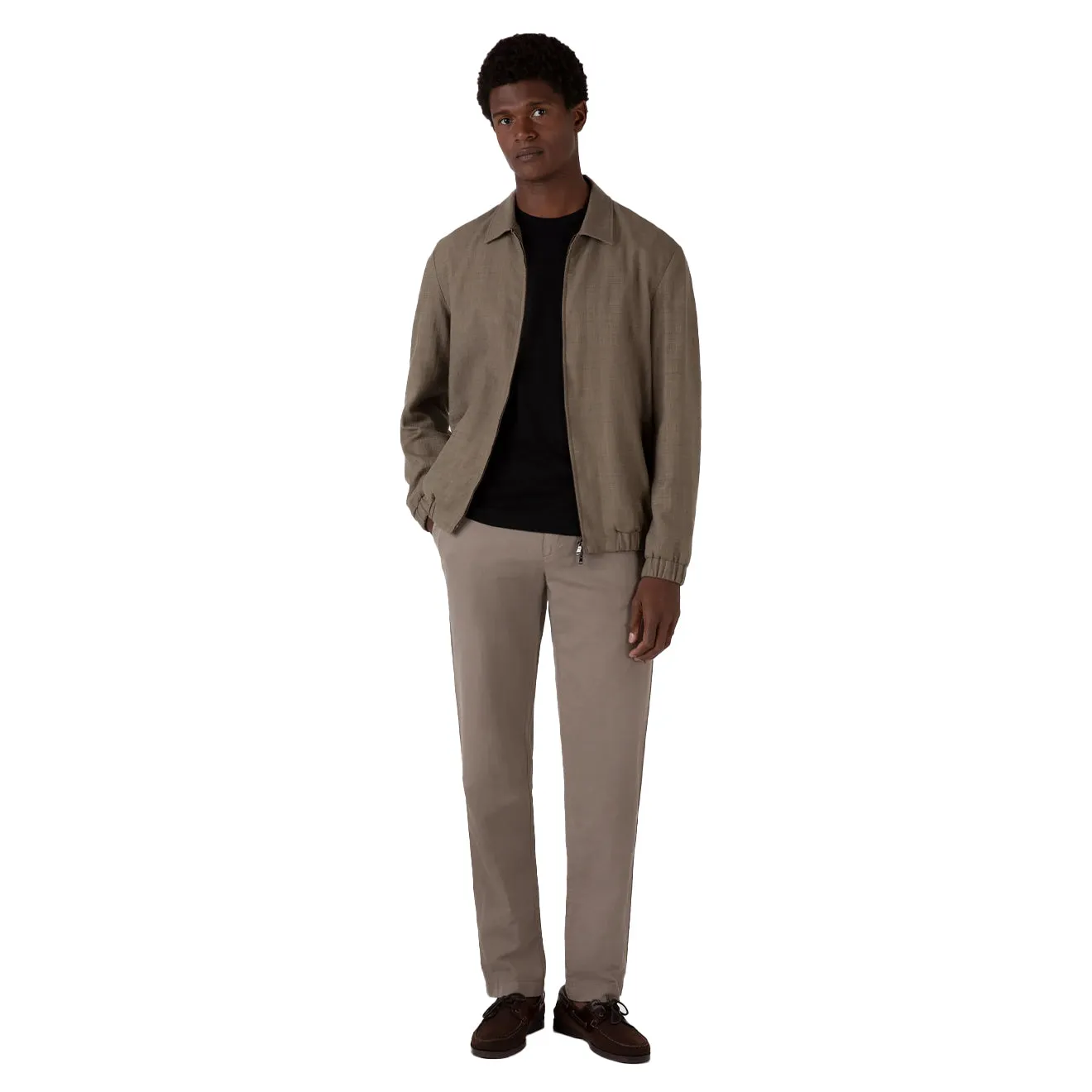 Hot Discount Deal Sunspel Slim Fit Chino Reg Leg Dark Stone