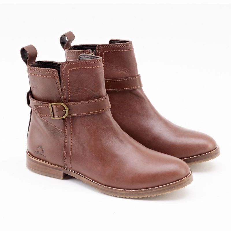 Exclusive Holiday Deal Chatham Kate Ladies Leather Jodhpur Boot - Brown
