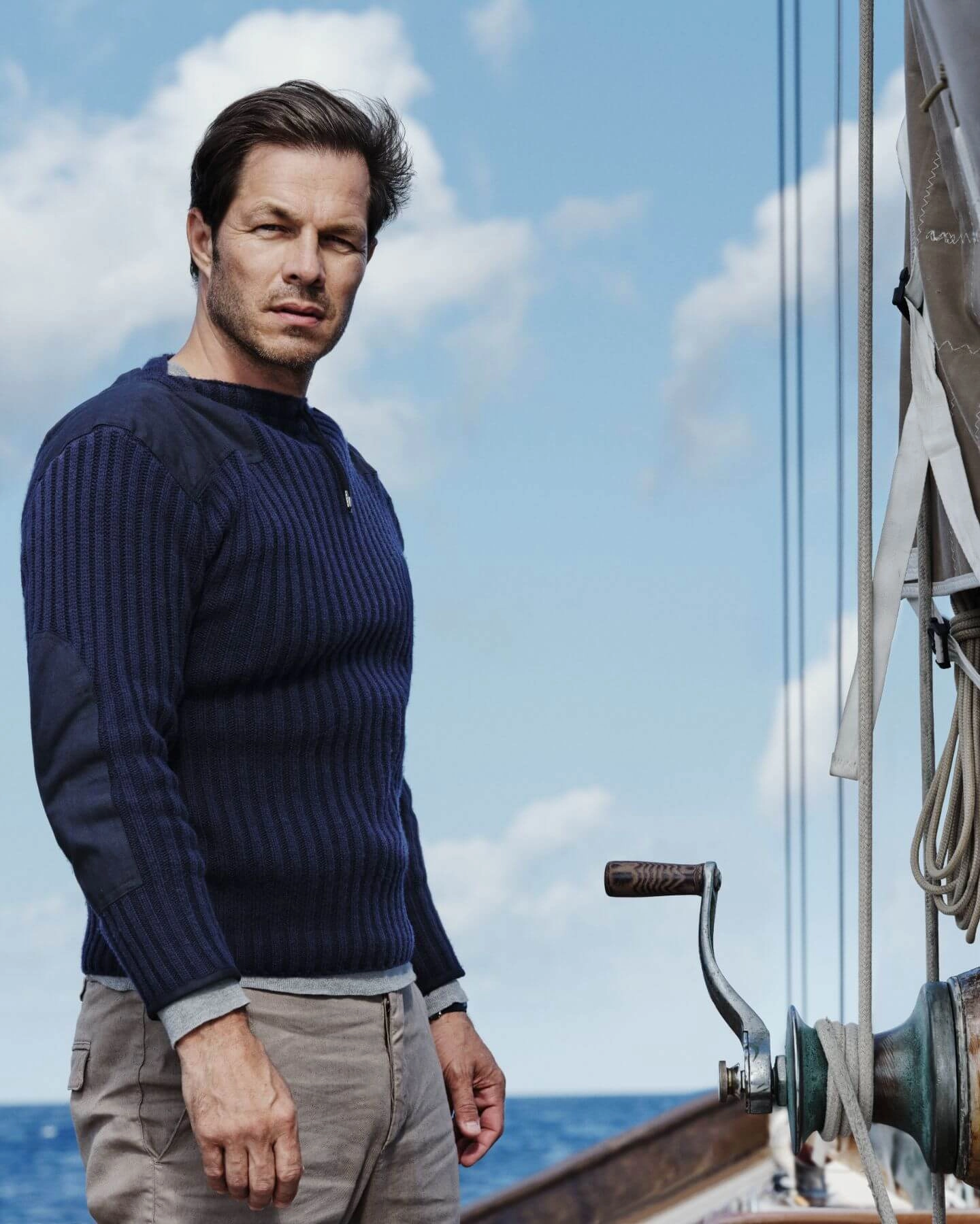 007 Ribbed Army Sweater Navy Blue Flash Offer Today Best Price Today