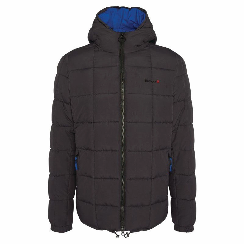 Clearance Savings Now Barbour Benton Mens Quilt Jacket - Black Carbon
