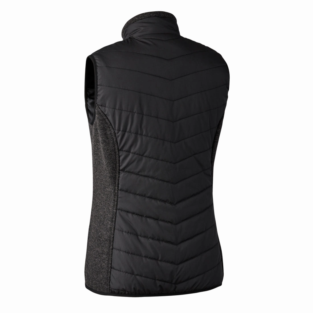Deerhunter Womens Caroline Padded Waistcoat With Knit Black Exclusive Online Offer