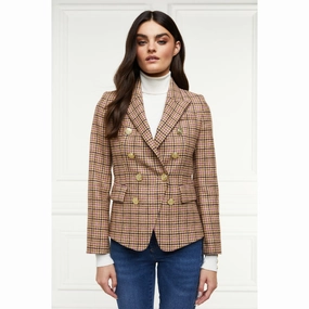 Holland Cooper Knightsbridge Ladies Tweed Blazer - Sudeley Pink Big Savings Today Dont Miss This Offer