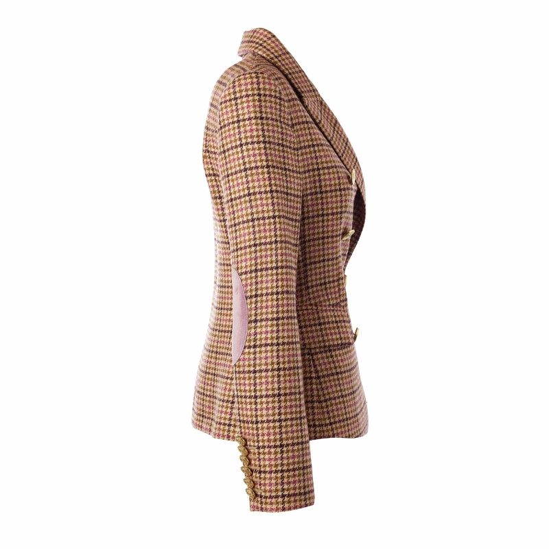 Online Exclusive Offer Best Seller Discount Holland Cooper Knightsbridge Ladies Tweed Blazer - Sudeley Pink
