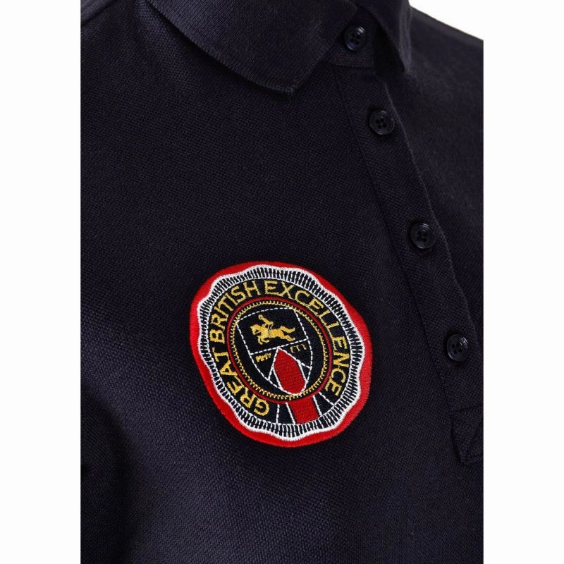 Unmissable Deal Today Perfect Gift Sale Holland Cooper Team Ladies Polo Shirt - Ink Navy