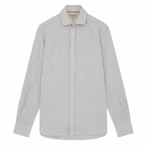 Limited Stock Alert Shop Hot Picks James Purdey Tattersall Shirt Green