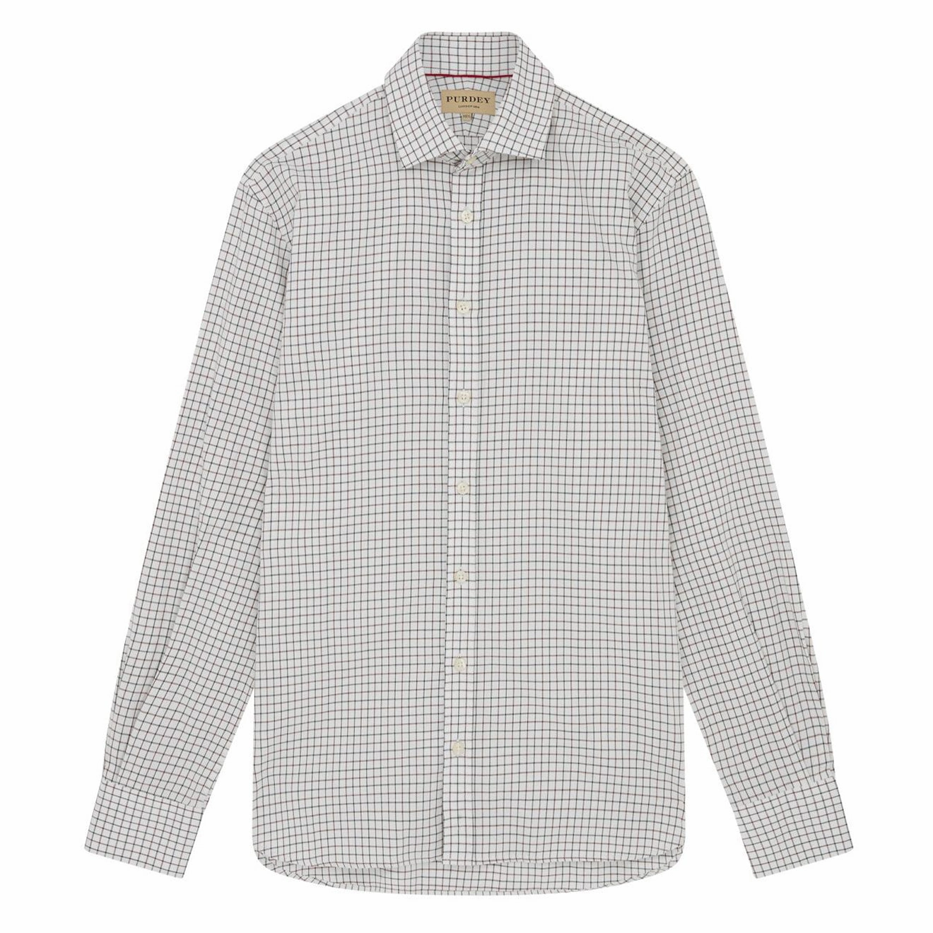 Limited Stock Alert Shop Hot Picks James Purdey Tattersall Shirt Green