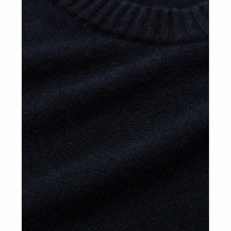 Todays Special Picks Rodd & Gunn Christchurch Merino Cashmere Crew Neck Mens Jumper - Midnight